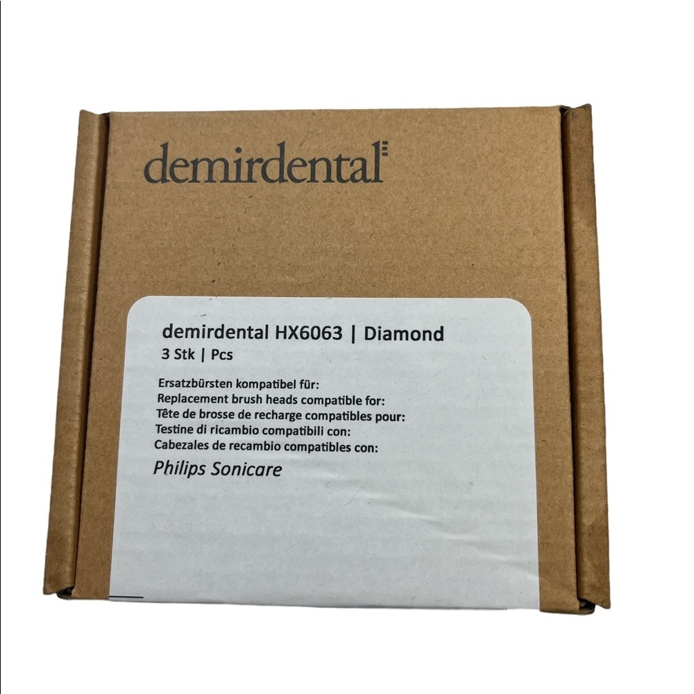 NIB Demirdental Diamond 3pack Philips Sonicare